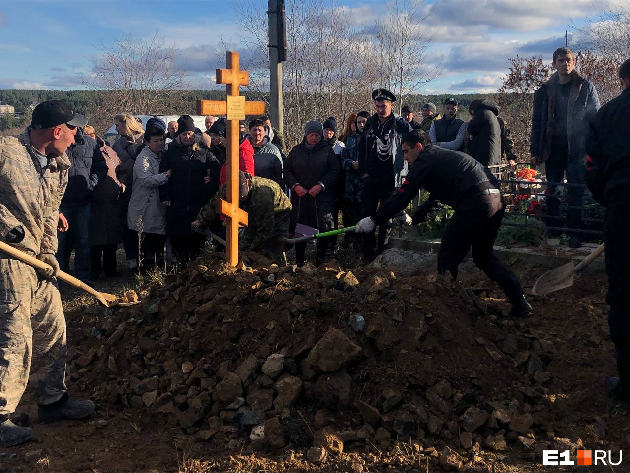 Похороны погибшего на Украине