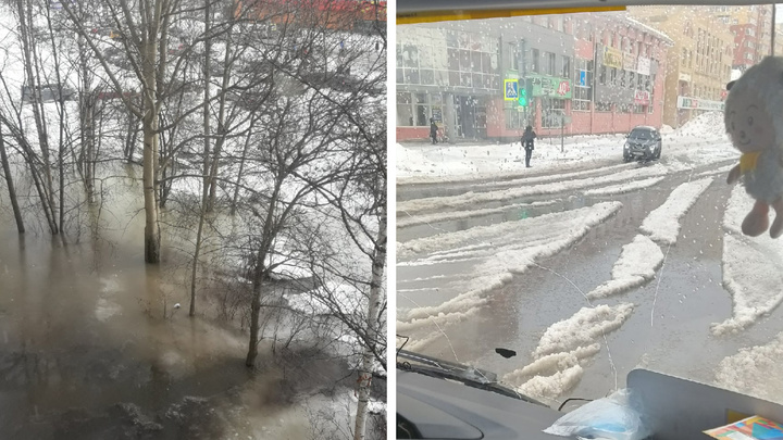 В Архангельске затопило несколько улиц: в чём причина