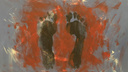 «Показывает величие и любовь»: в Нижнем Новгороде мужчина продает картину с отпечатками своих ступней за 250 миллионов