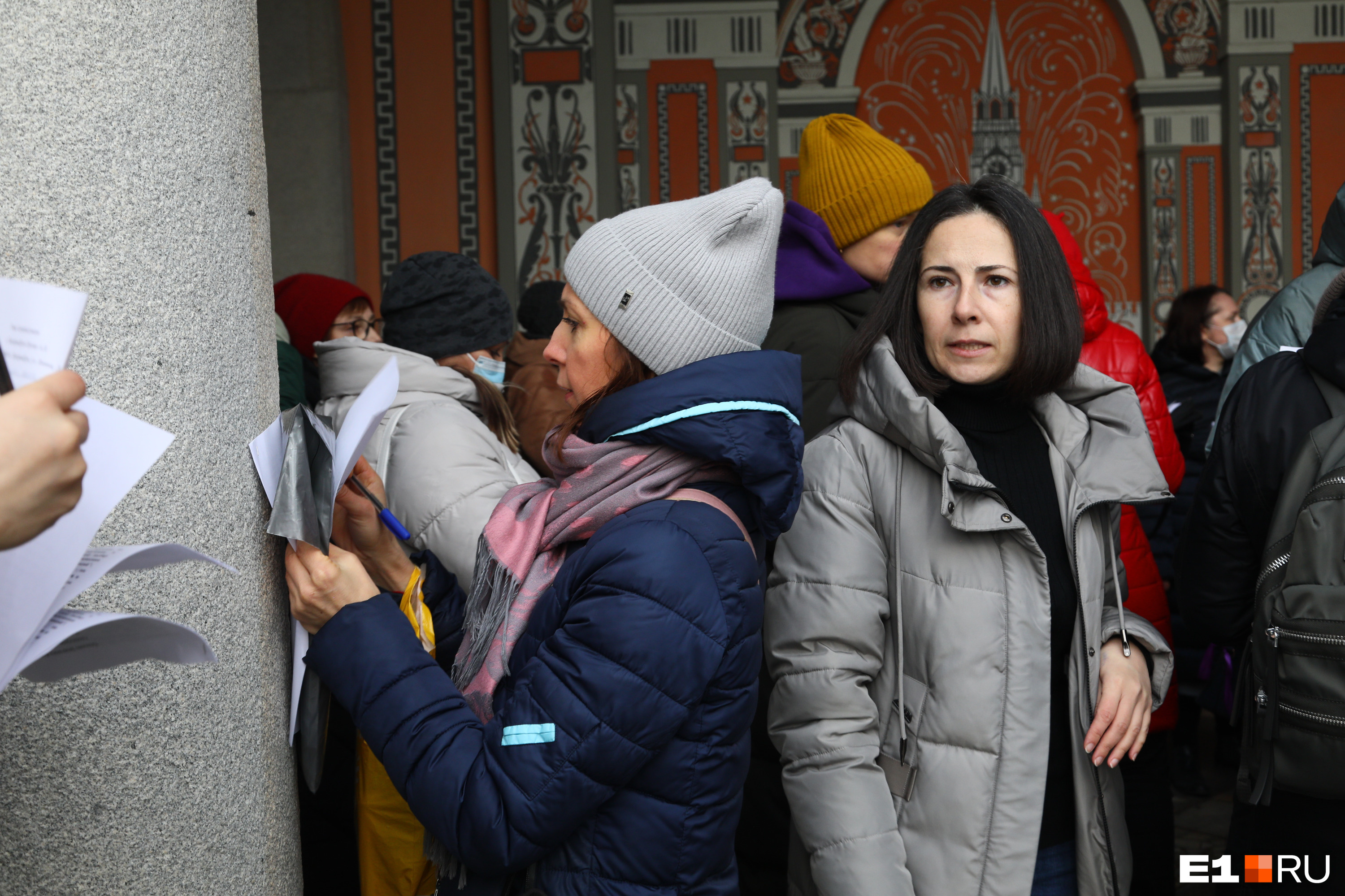 Одна из организаторов собрания — Ольга