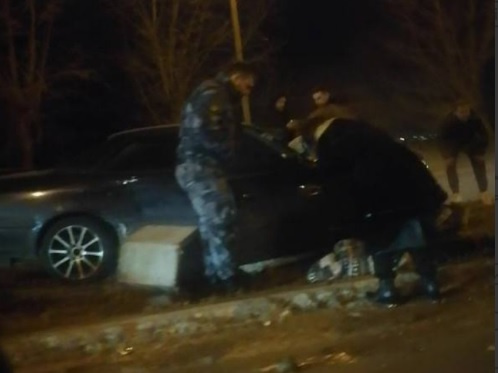 Два автомобиля столкнулись на КСК в Чите вечером 16 ноября
