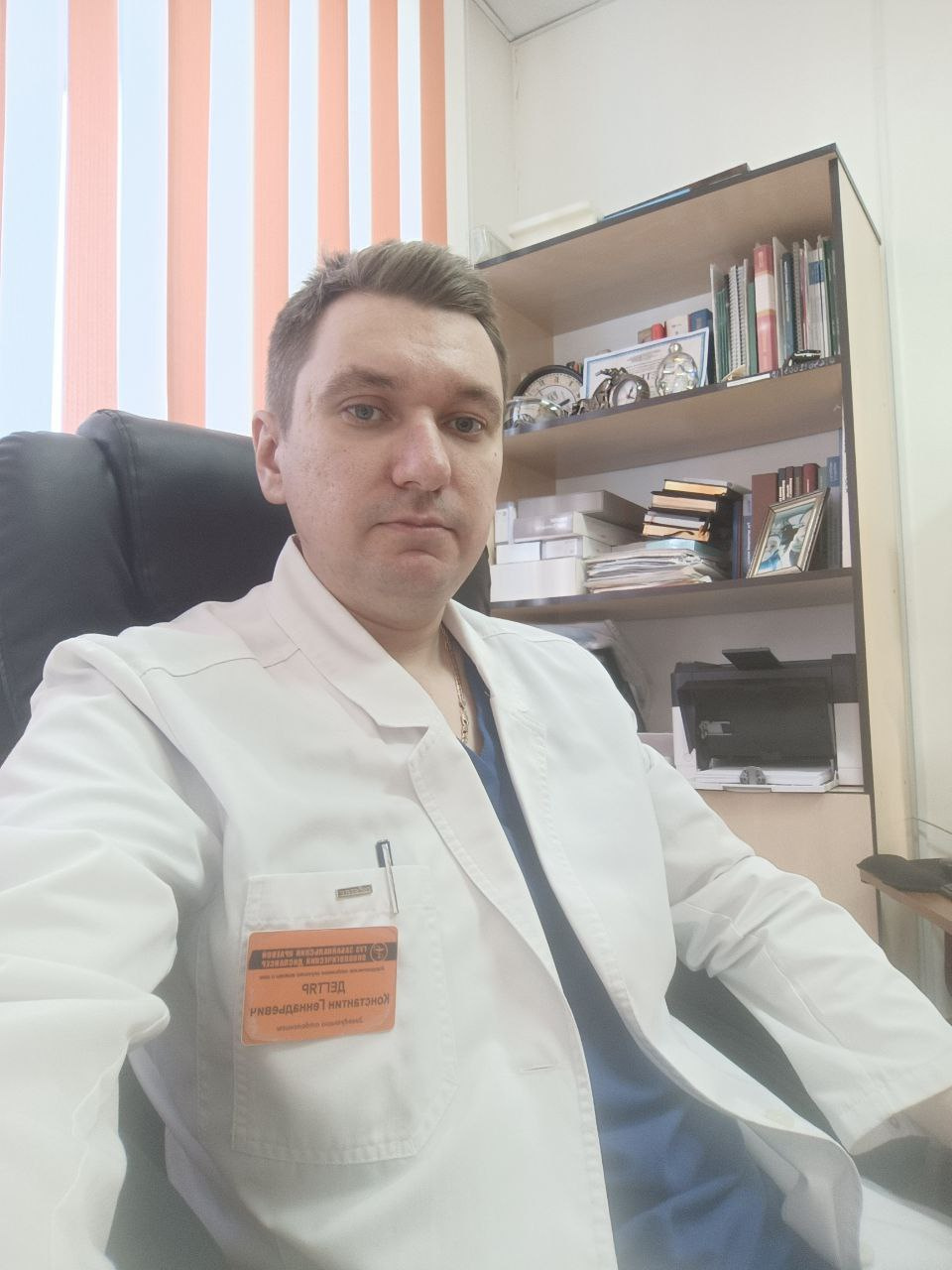 Сейчас Константин Дегтяр заведует отделением опухолей головы и шеи Краевого онкологического диспансера