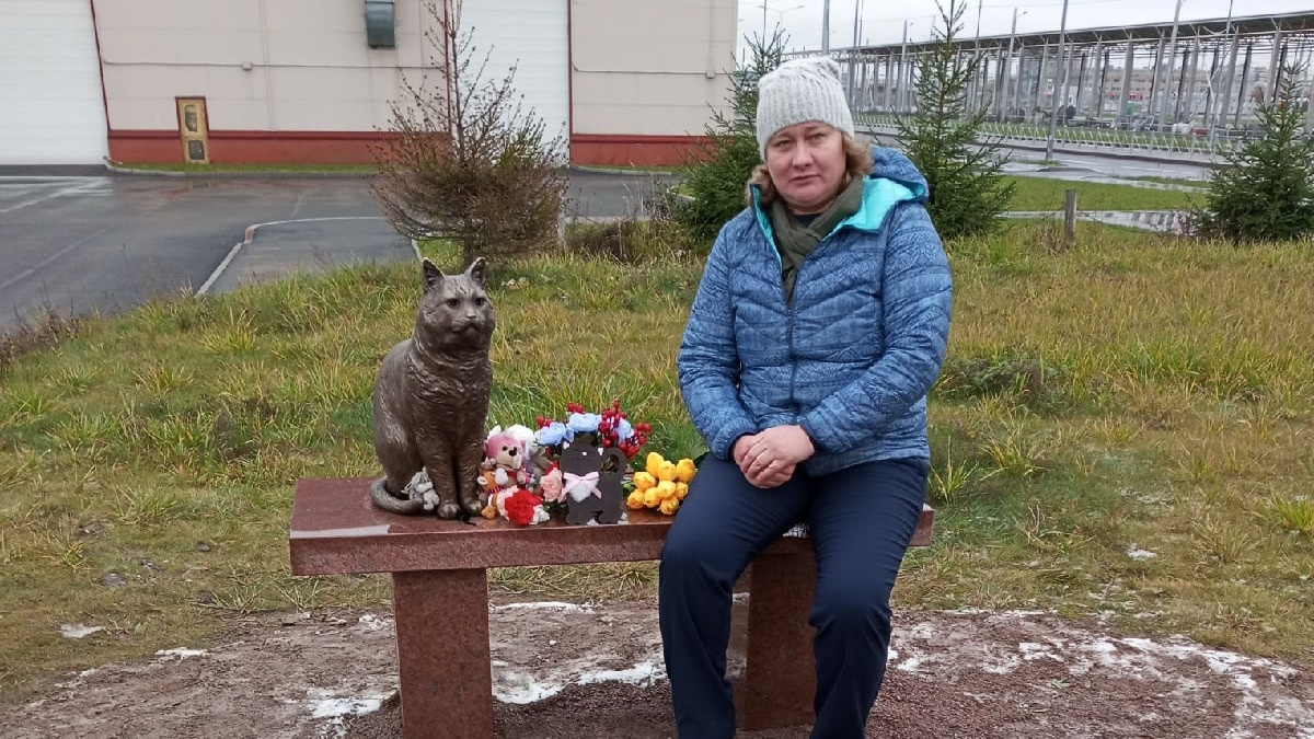 В Санкт-Петербурге открыли памятник погибшему коту Кузе из Северодвинска