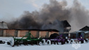 В Самарской области 10 тракторов сгорели в гигантском пожаре