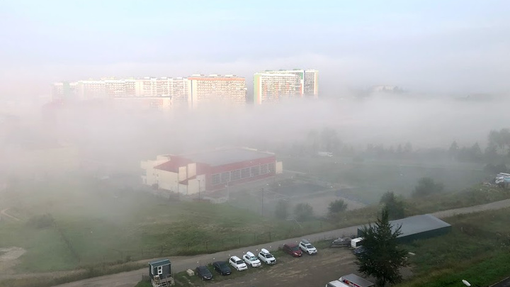 После солнечной субботы в Красноярск придут пасмурные и дождливые дни