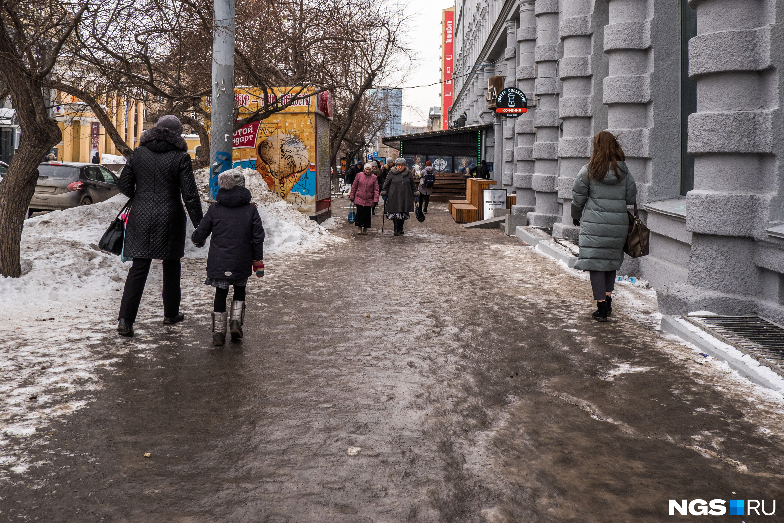 Похолодание ожидается новосибирска. Гололед в Новосибирске. Март в городе. Новосибирск март.