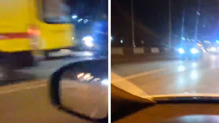 Мужчина в темноте переходил оживленную магистраль и угодил под колеса автомобиля