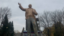 В Новосибирск вернули Ленина — его памятник покроют бронзой