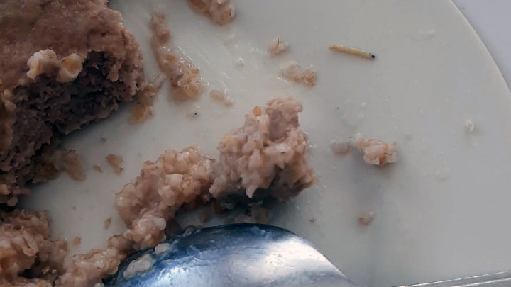 В Пермском крае детей накормили кашей с червями в школьной столовой