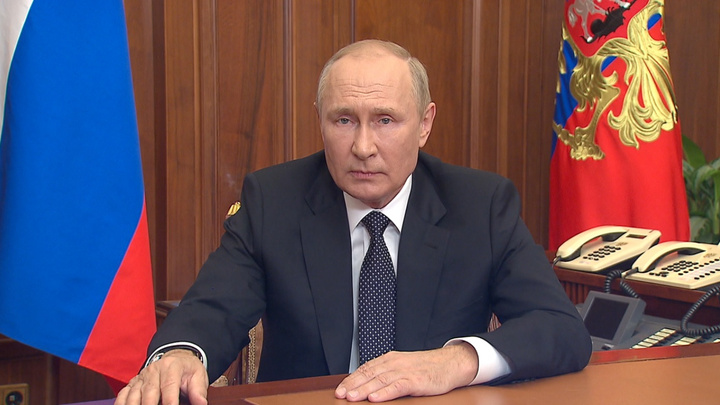 Что сказал Путин о частичной мобилизации: полная речь президента