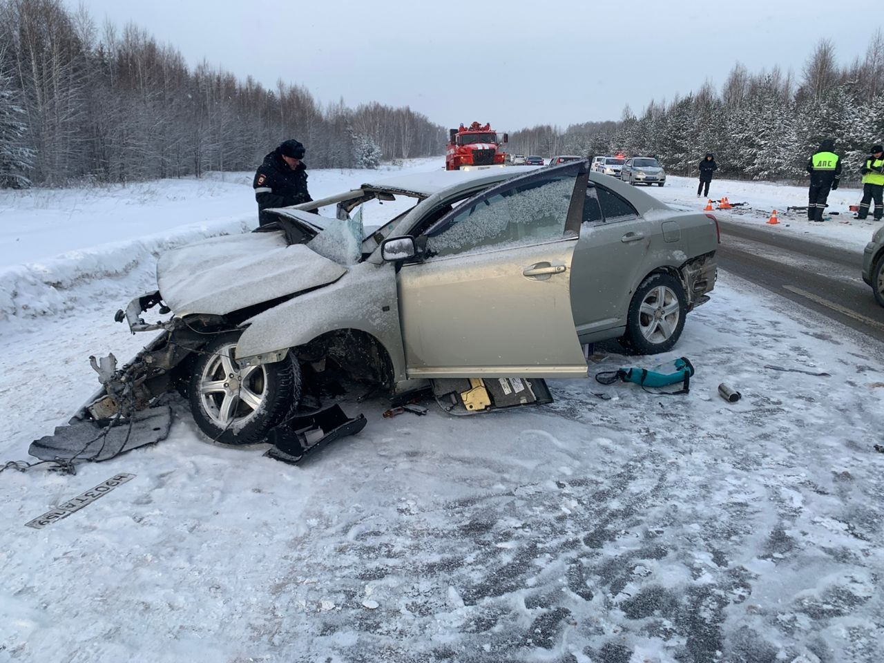 ДТП произошло на автодороге Пермь — Екатеринбург ДТП произошло на автодороге Пермь — Екатеринбург