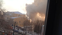 Перекрыли центр: появилось видео крупного пожара в историческом центре Самары