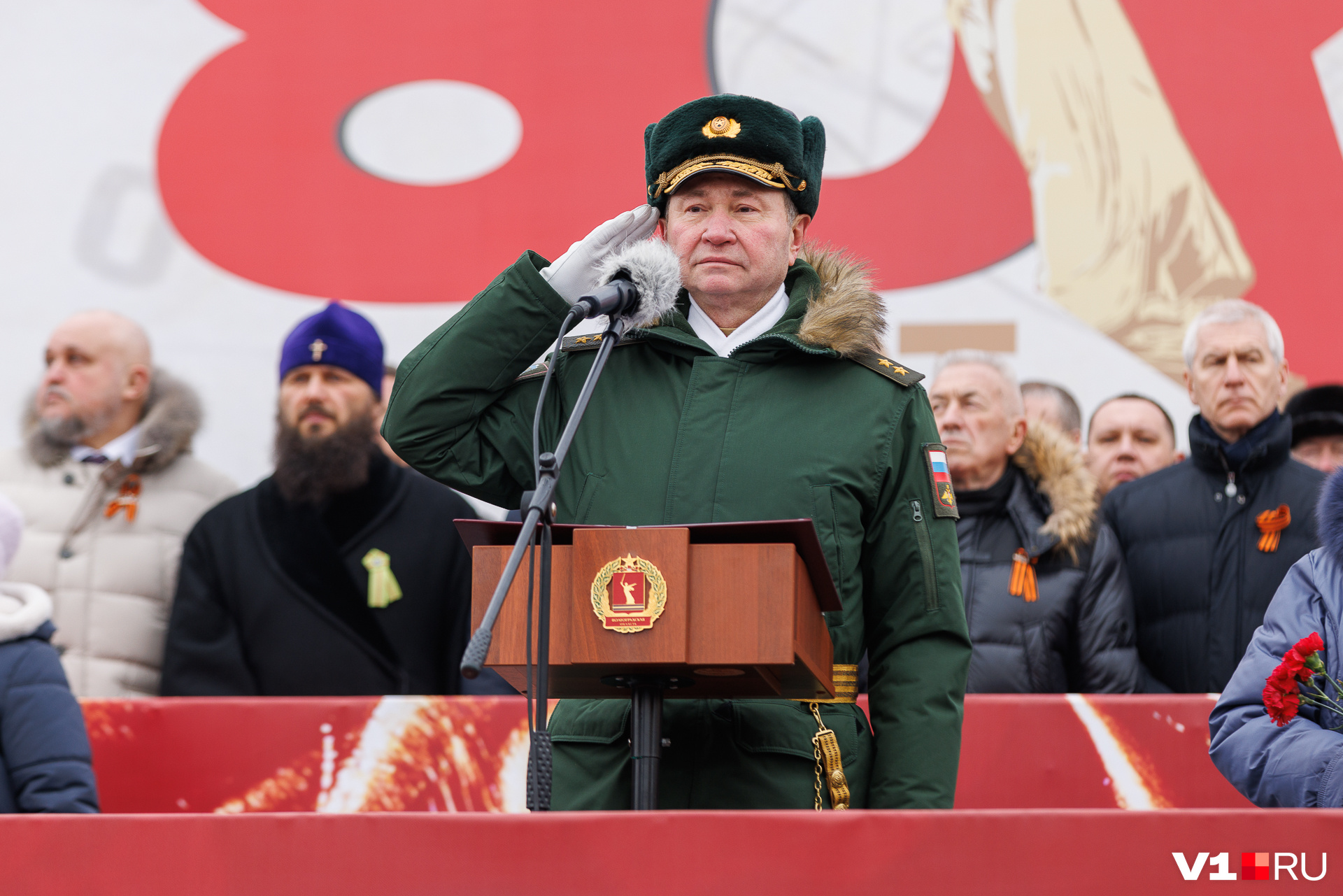 Парад принимал заместитель командира ЮВО