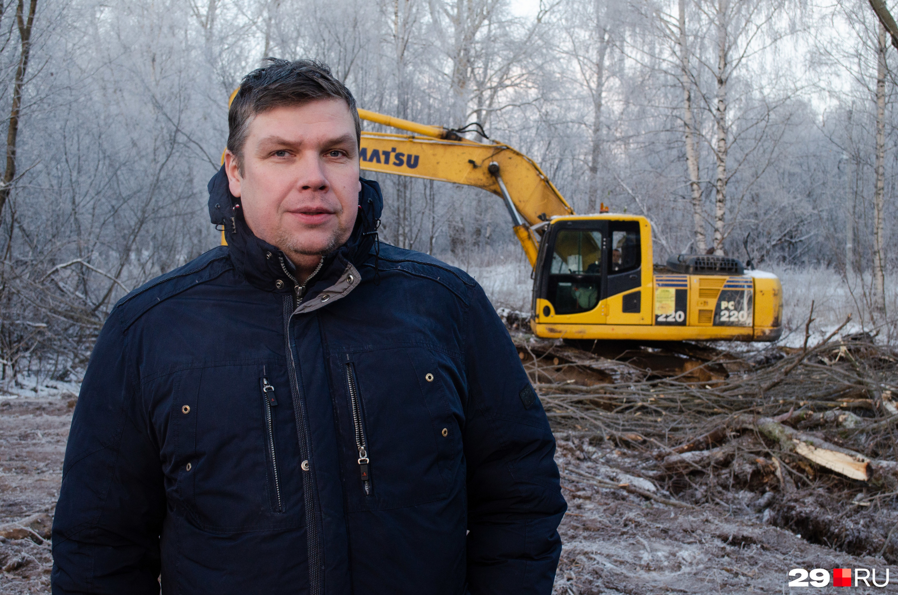 Депутат Гордумы Александр Гревцов выехал на место после сообщения жителей Депутат Гордумы Александр Гревцов выехал на место после сообщения жителей