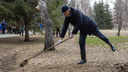 Общегородской субботник с участием губернатора и мэра состоялся в Новосибирске 23 апреля (<nobr class="_">10 фото</nobr>)