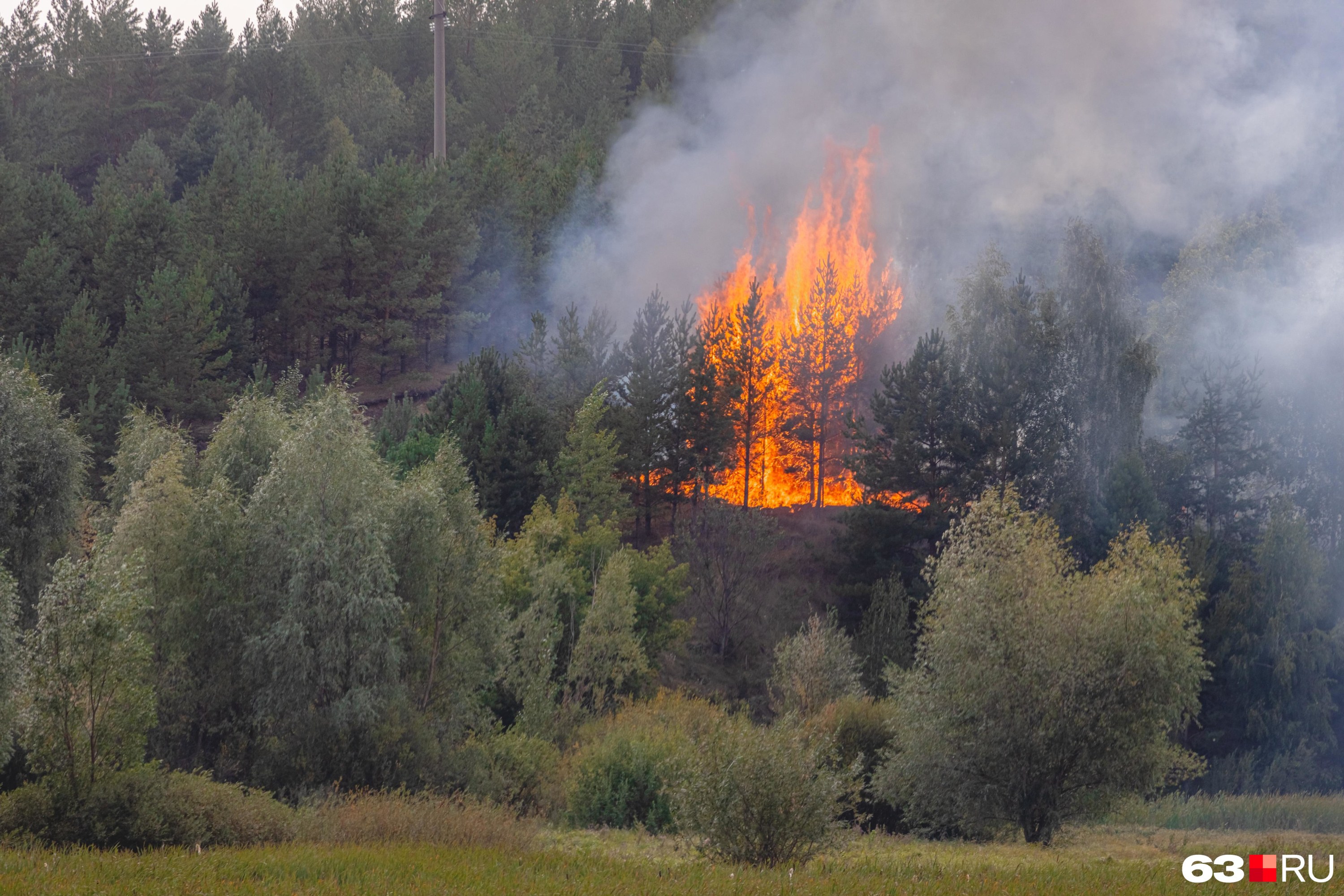 Пожары в Якутии