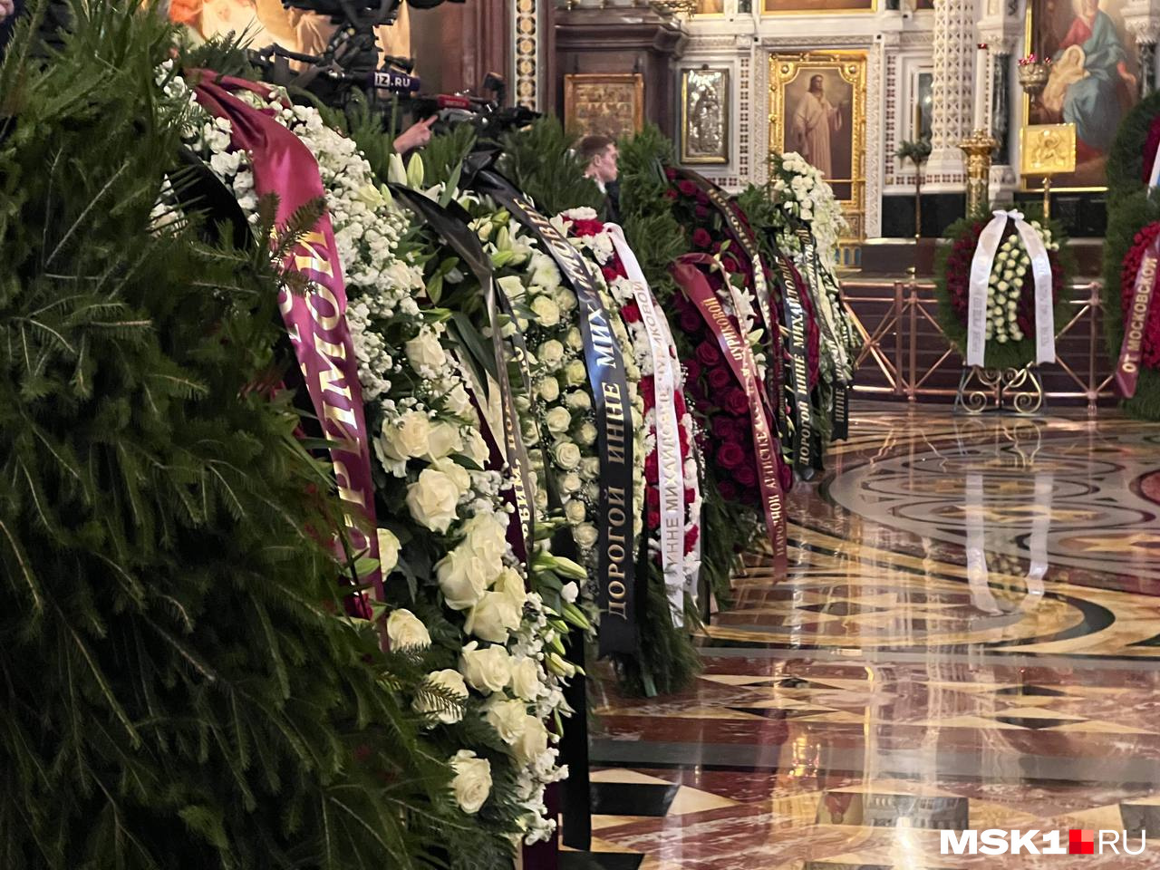 Государственные похороны в москве. Прощание с Караченцовым.