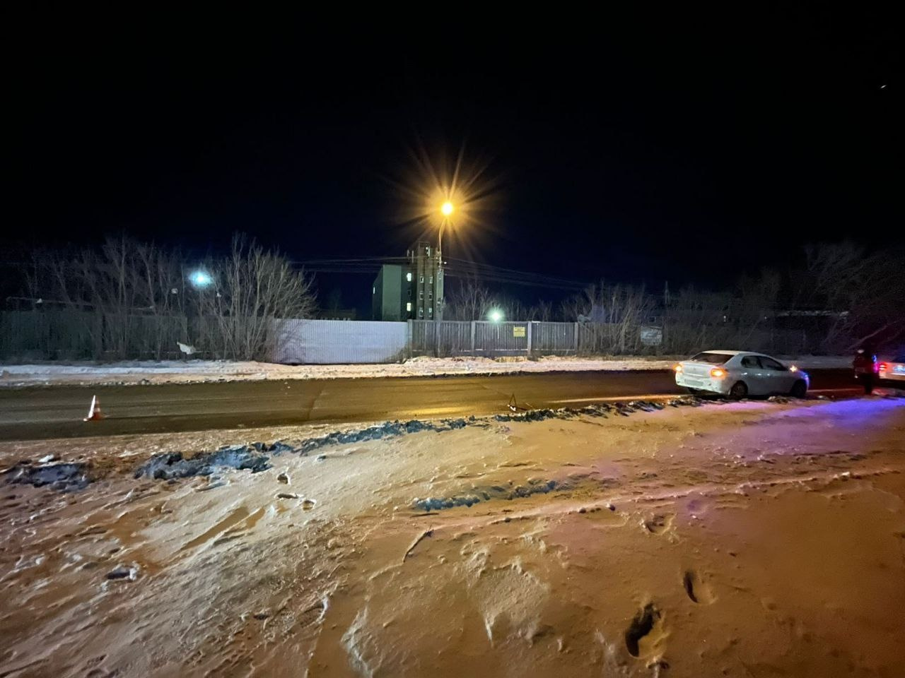 В Новосибирске столкнулись два автомобиля — один из водителей скрылся