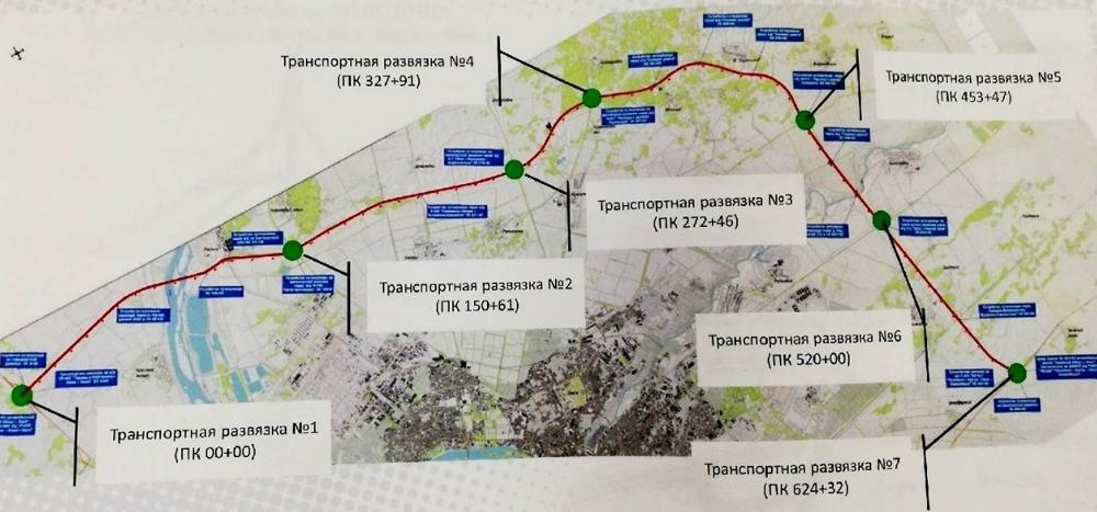 Объездная дорога хабаровск новая схема на карте