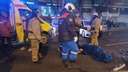 Водители лежали на асфальте: спасатели показали фото последствий лобового ДТП на Ново-Садовой