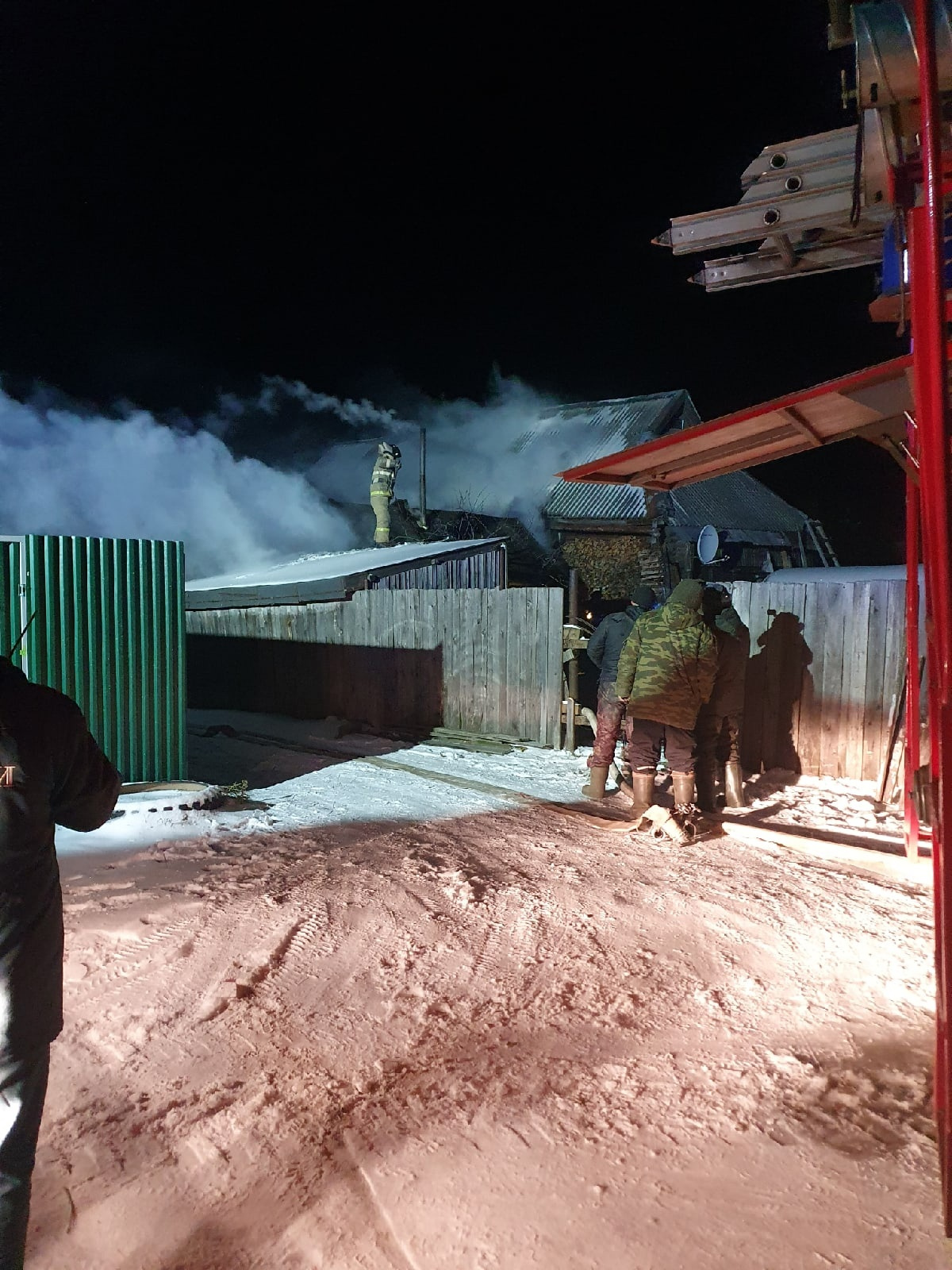 В пожаре никто не пострадал В пожаре никто не пострадал