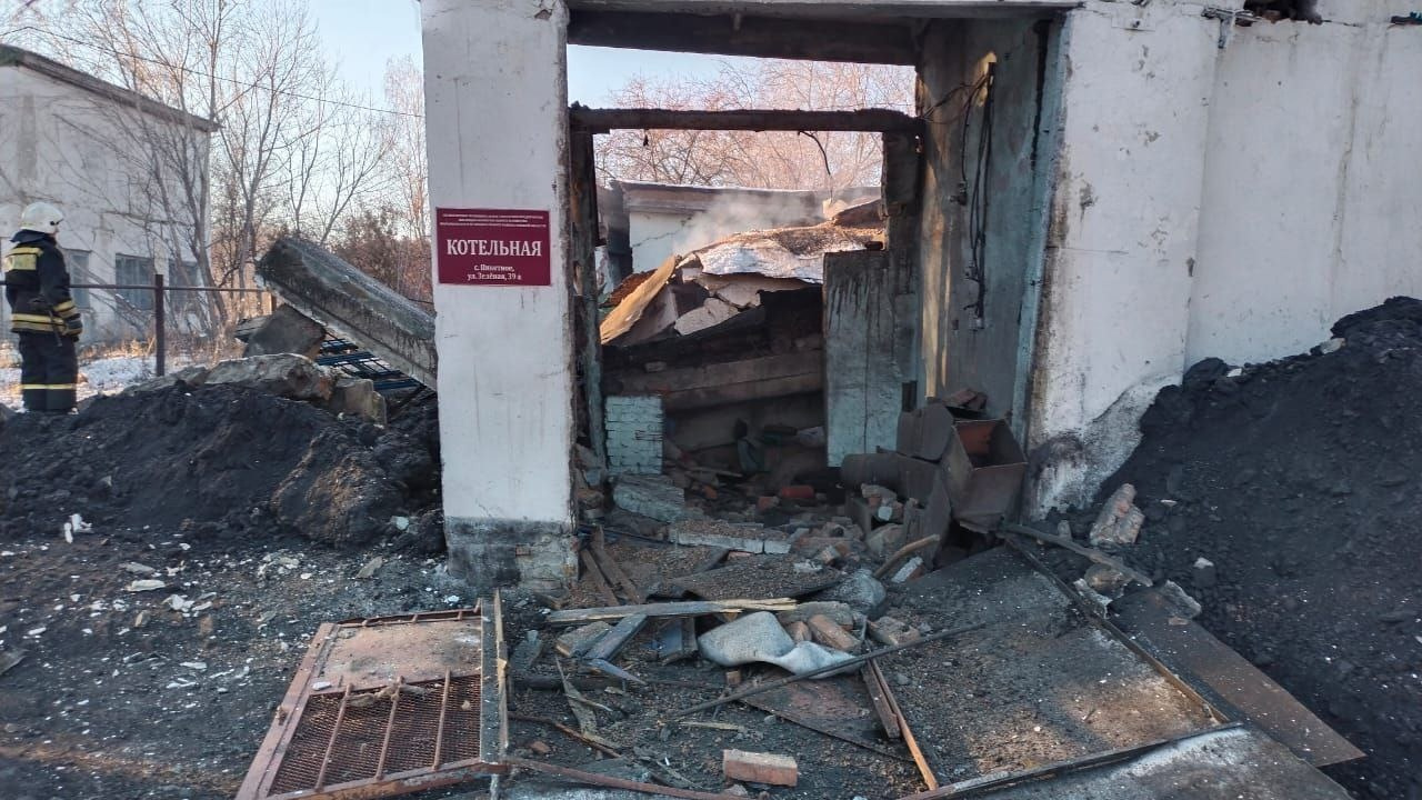 В школе Омской области взорвалась котельная