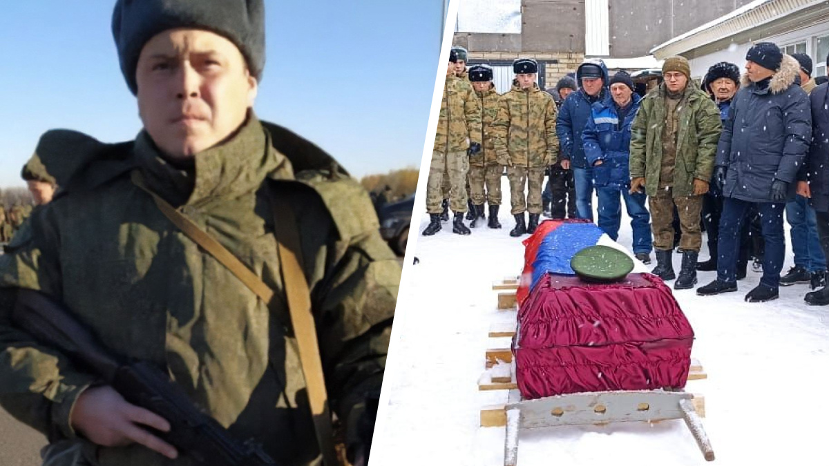 В Татарстане похоронили погибшего на Украине мобилизованного. У него остались двое детей