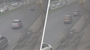 Опубликовано видео смертельной аварии на Ипподромской: машина врезалась в ограждение и перевернулась