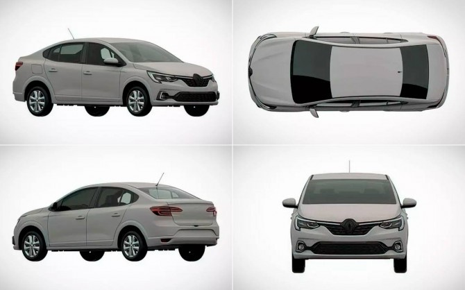 Перед уходом из России Renault запатентовала в России дизайн седана — вероятно, так бы у нас выглядел новый Logan