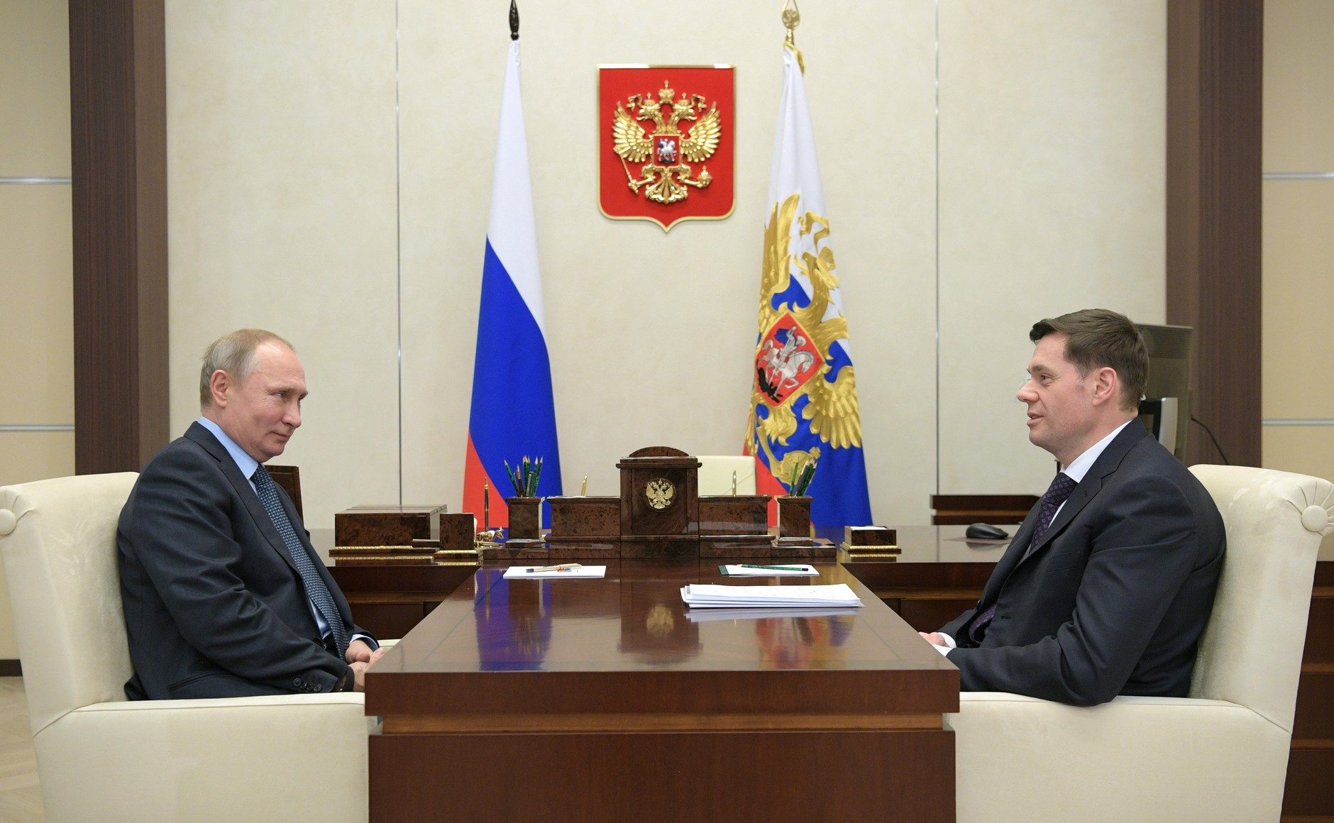 Алексей Мордашов на встрече с президентом РВ Владимиром Путиным Алексей Мордашов на встрече с президентом РВ Владимиром Путиным