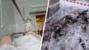 «Подошва где-то под мышкой была, около груди торчала кость»: сибирячка пережила падение глыбы льда на Первомайке