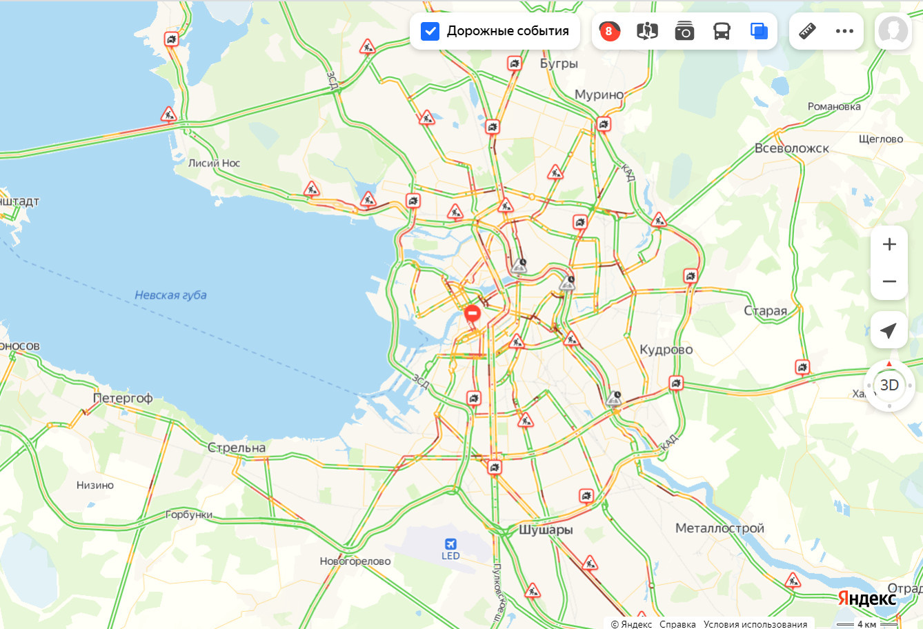 Почему стоит кад спб сейчас