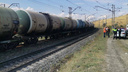 В Самарской области легковушка столкнулась с грузовым поездом