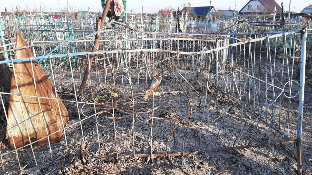На православном кладбище в Татарстане спилили деревья и испортили надгробья. Разбираемся в ситуации