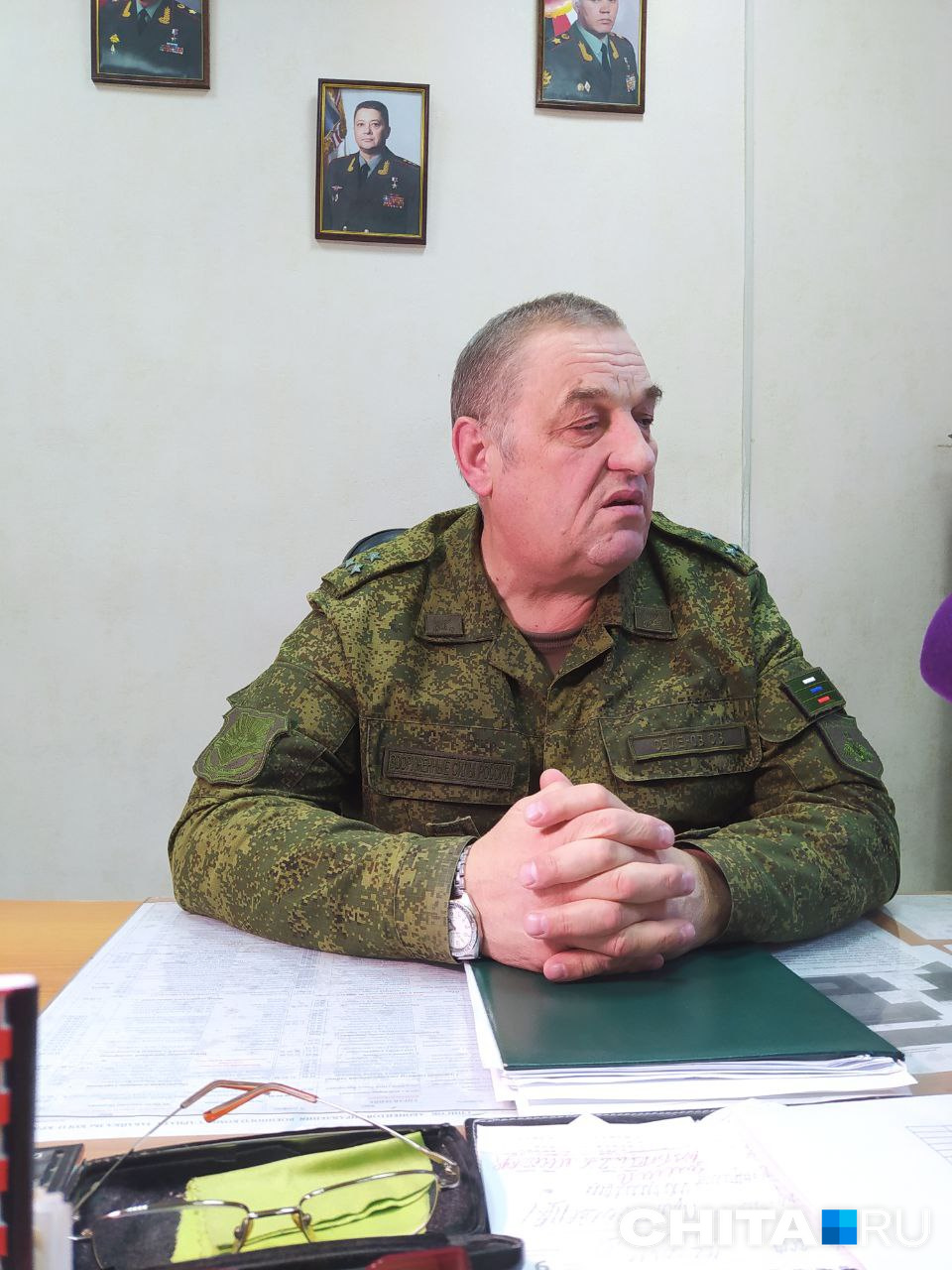 Военный комиссар Читинского района Сергей Семёнов