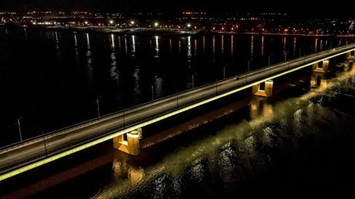 Краснофлотский мост в Архангельске перекроют на две ночи