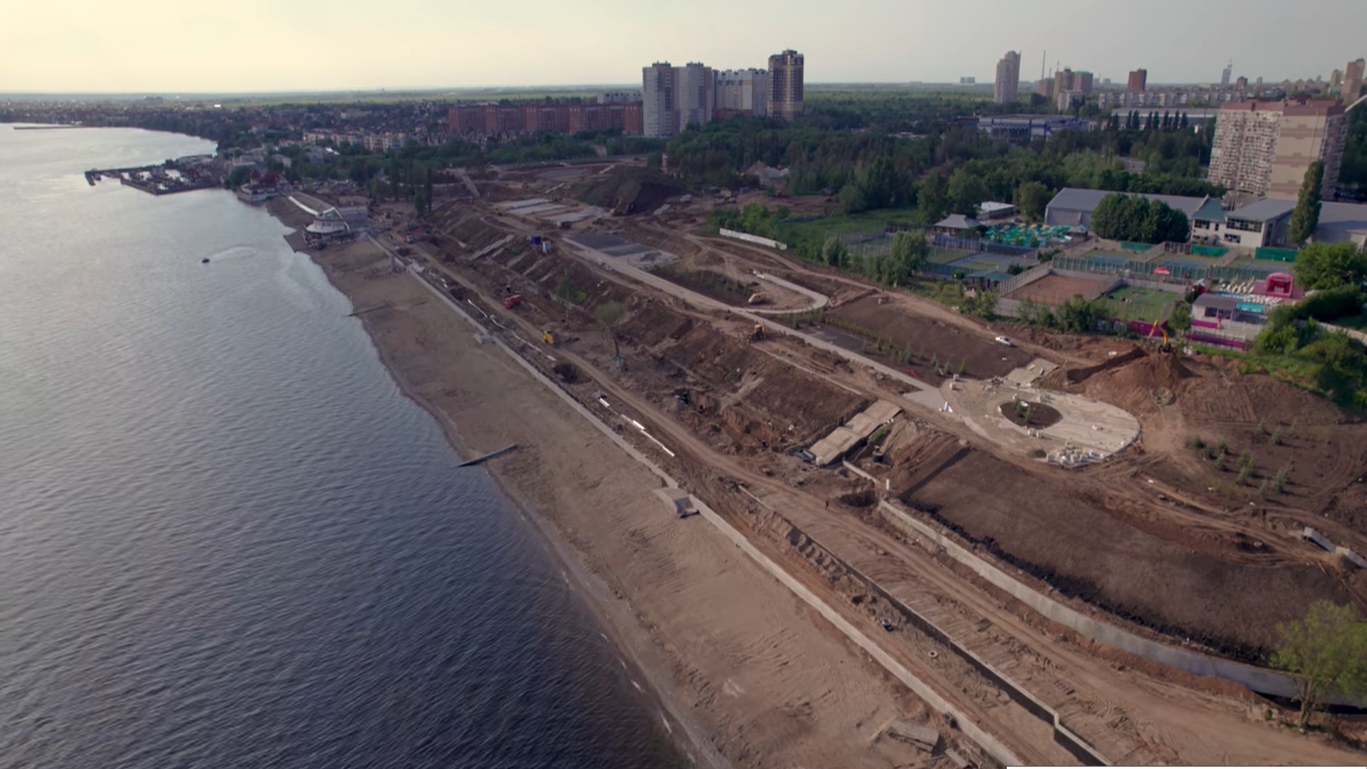 Набережная Автозаводского района Тольятти реконструкция