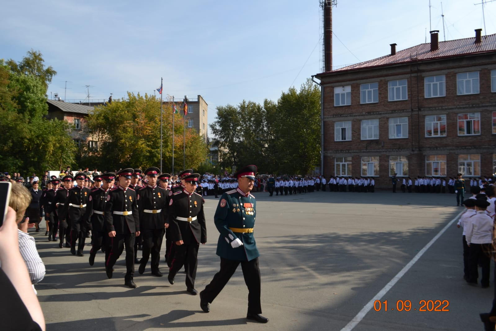 Еще немного фото с парада в Сибирском кадетском корпусе