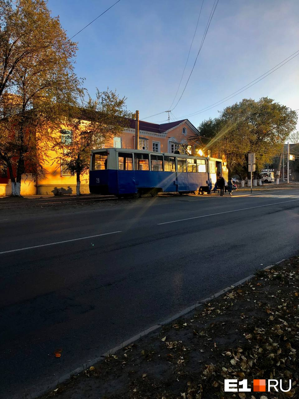 Старенькие трамвайчики — совсем как в Екатеринбурге