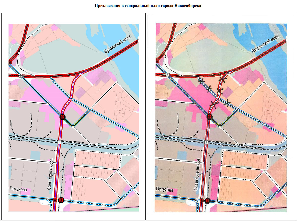Новосибирск схема нового моста