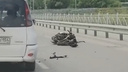 Мотоциклист разбился в ДТП на улице Георгия Колонды
