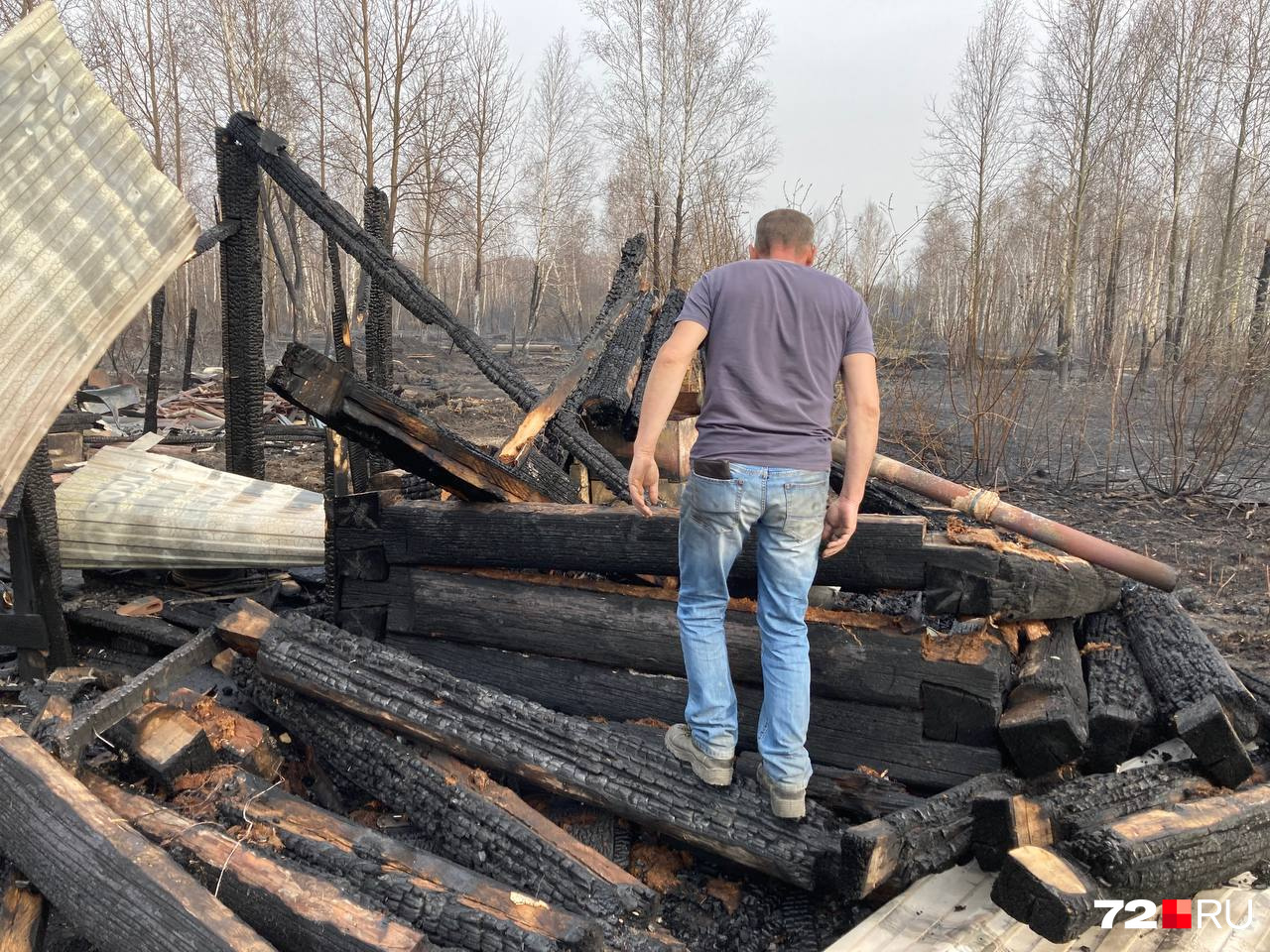 Баню на соседнем участке тоже надо отстраивать заново Баню на соседнем участке тоже надо отстраивать заново