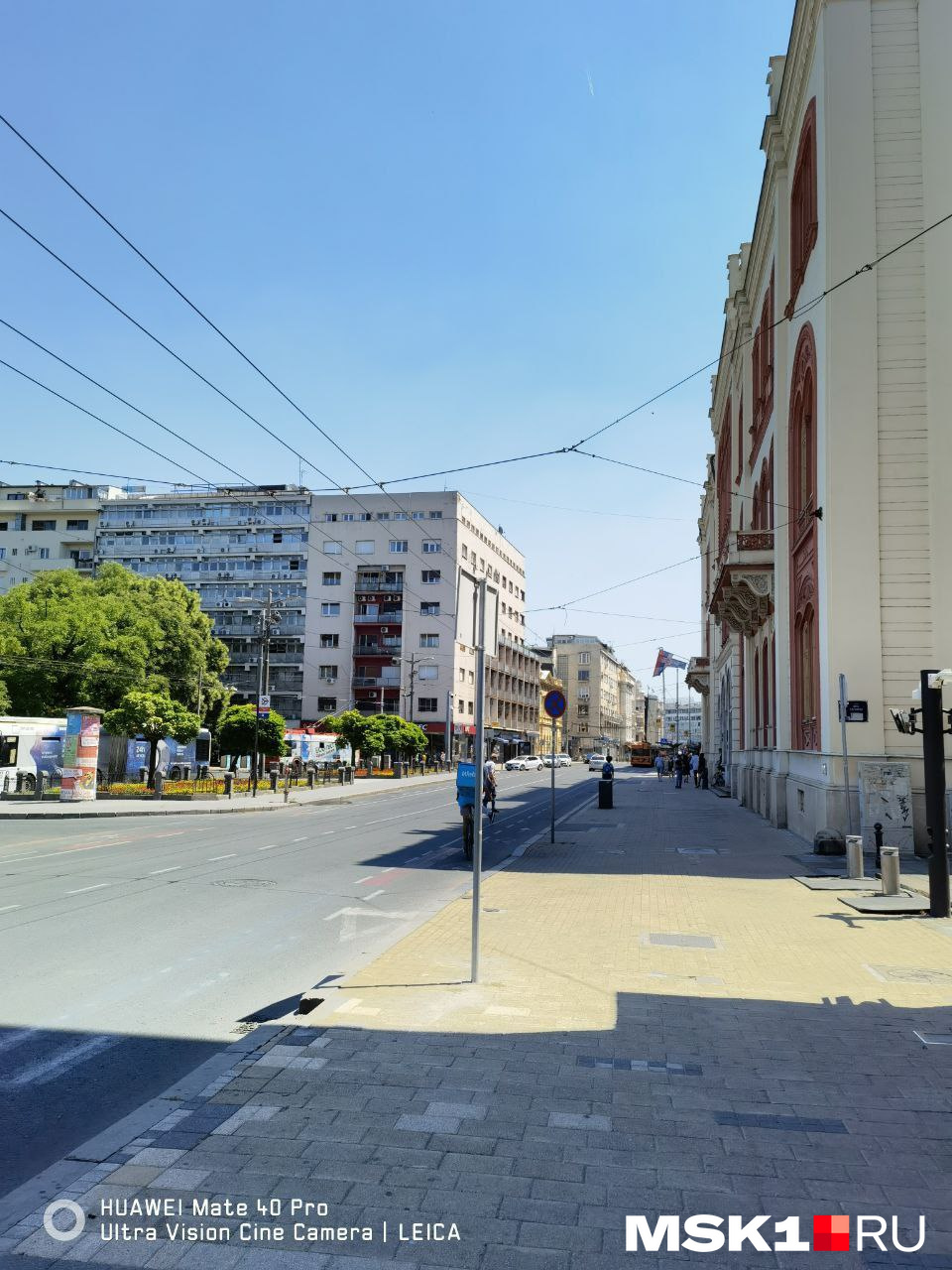 Здания в Белграде чем-то напоминают Москву