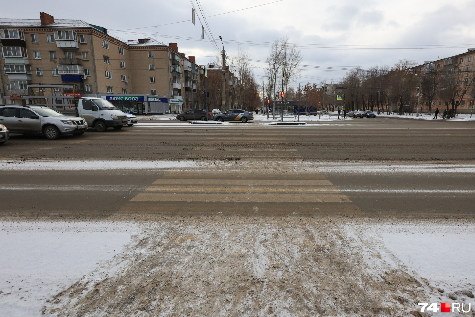 Ленинский район не может похвастать чистотой на дорогах
