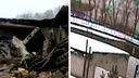 Момент взрыва в гаражах в Новосибирске попал на видео