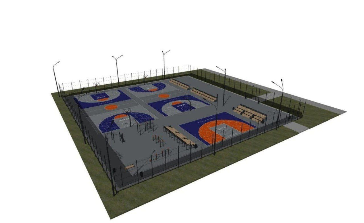 Так выглядит проект центра баскетбола