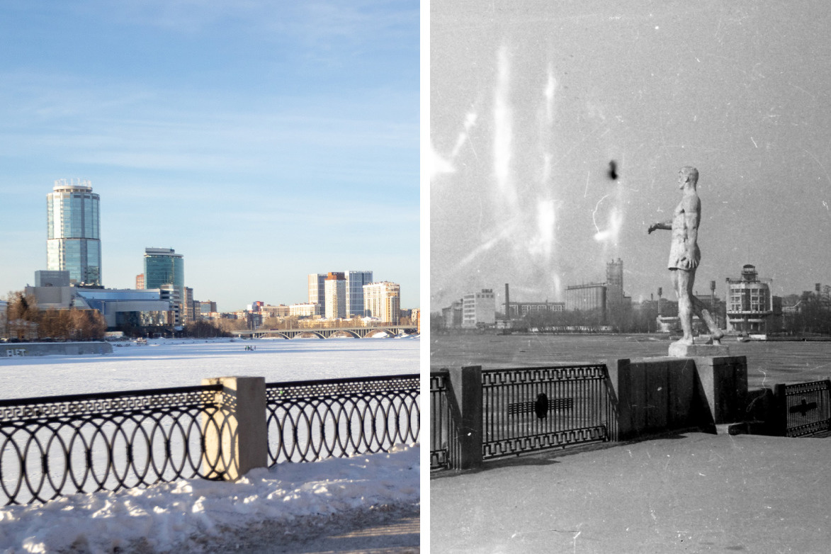 Вжух — и мы в Свердловске: разглядываем современные и архивные фото Плотинки