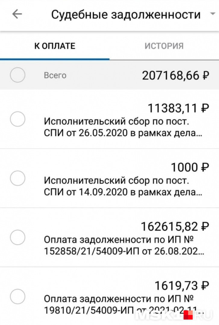 Скриншот с «Госуслуг» Елены Смирновой за <nobr class="_">2021 год</nobr>