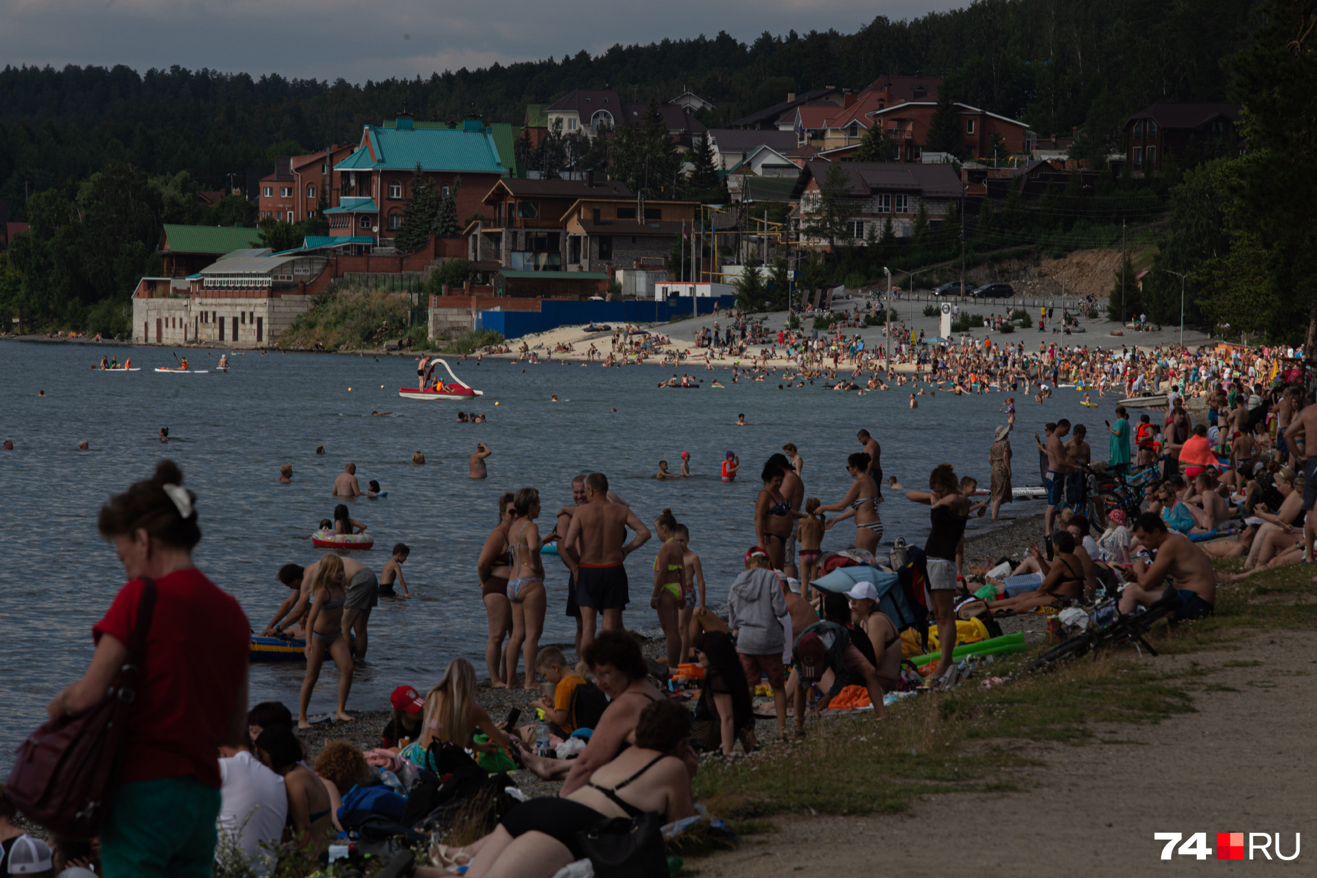 Озеро Тургояк городской пляж