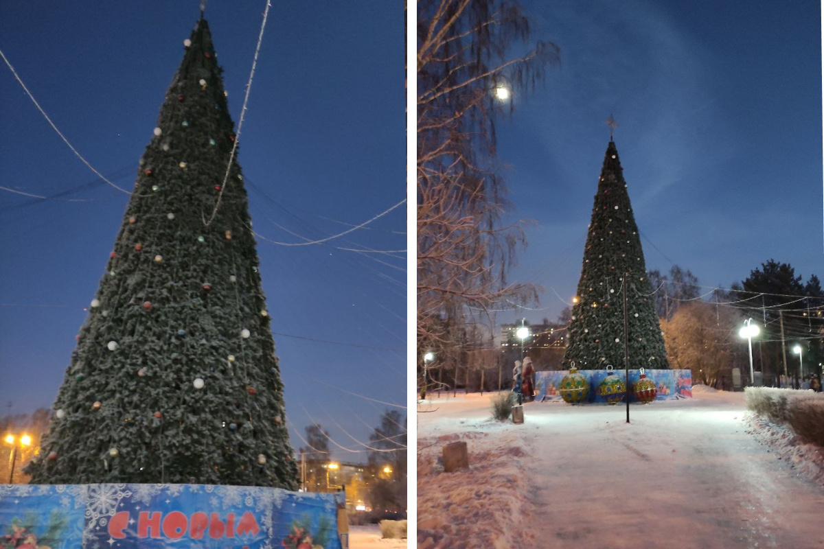 «Вырубило от мороза». В Екатеринбурге внезапно погасла новогодняя елка
